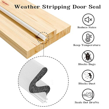 Door Jamb Frame kit with Pre-Installed Hinges & Weather Stripping, Primed Composite Door Frame Kit, Pine Wood, Assemly Required, 81.65 in x 4.57in x 1.18 in (Right Handed) - color: Pine Wood Color Right Handed