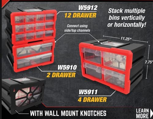 Performance Tool W5910 2-Drawer Interlocking