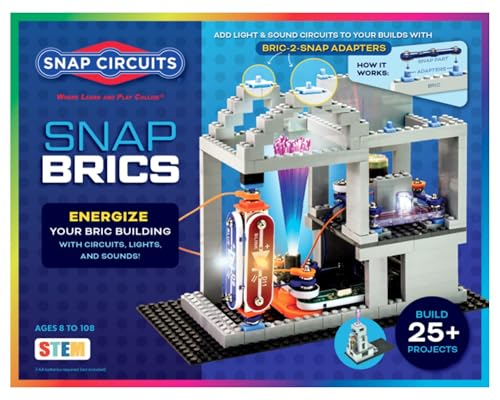 SNAP CIRCUITS BRIC Structures STEM Building & Electronics Kit, Ages 8+