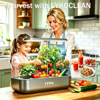LYKOCLEAN Strawberry Seed Pods kit for AeroGarden, Ahopegarden - Includes Wild Strawberry, Radish, Dwarf Pea, Green Pepper, Ruby Queen Beet, Golden Cherry Tomato, 12 pods, 400+Seeds - color: Fruit, size: 12pods