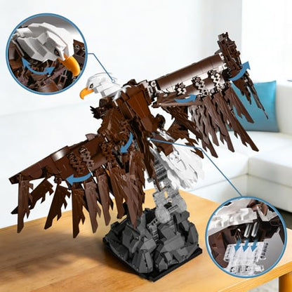 SATHIBI Eagle Building Set for Adults, Ideas Bird Building Block - style: Eagle Set