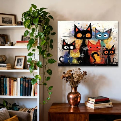 Cat Diamond Painting Kits for Adults, Cat Diamond Art Kits for Adults - color: Funny Cats