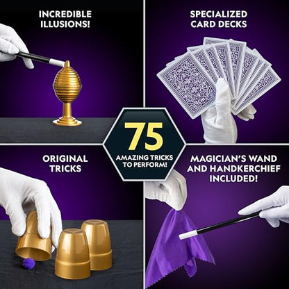National Geographic Epic Magic Kit with 175+ Tricks for Kids 8-12 - style: 175+ Magic Tricks