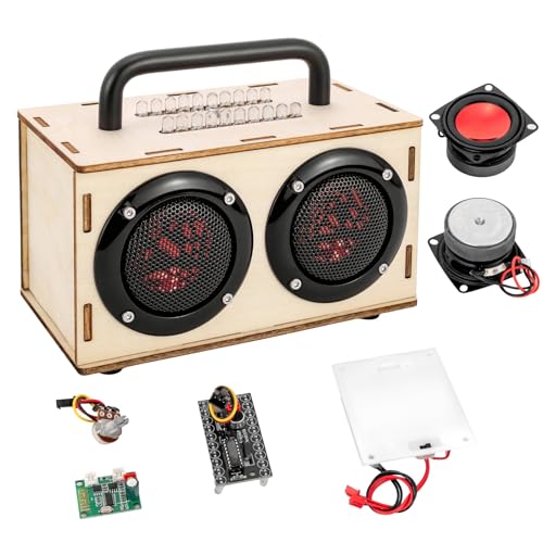 DIY Bluetooth Speaker Kit for Kids 8-12 - STEM Project Toys - color: Black