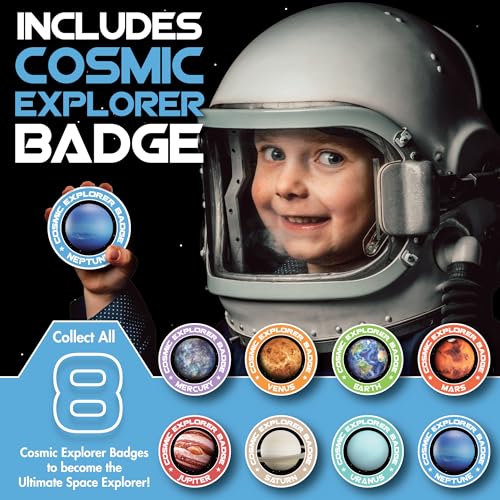 Cosmic Dig Kit by Big Discoveries - Explore the Planets of the Solar System with Gem & Fossil Excavation Kits for Kids | STEM Toy Science Dig Kits with Gemstones for Boys and Girls - style: Neptune