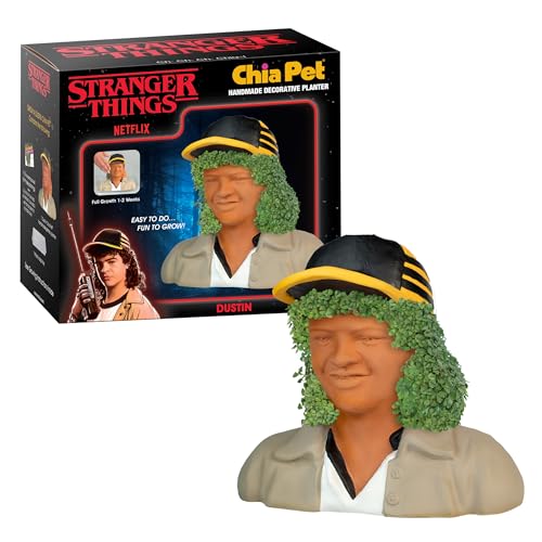 Chia Pet Stranger Things Dustin Terracotta Planter with Seed Pack