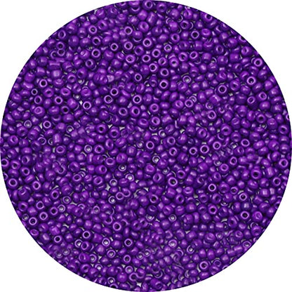 5000pcs Glass Seed Beads Bulk, 3mm 8/0 Dark Purple Small Pony Waist Beads for Bracelets Necklace Jewelry Making DIY Craft Projects - color: Dark Purple, size: 3mm