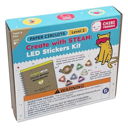 Create with STEAM: LED Circuit Sticker Kit - Level 2