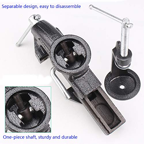 Table Vise Home Vise Clamp-On Vise, 3.0" black - size: 3.0" black