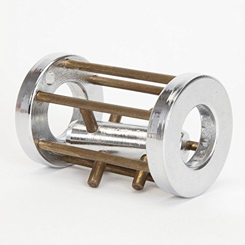 Bits and Pieces Metal Brain Teaser Puzzle - Torpedo Disentanglement Puzzle, 3D Assembly Puzzles for Adults - style: Torpedo