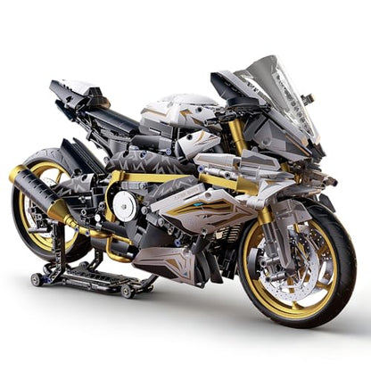 Chodia 1:5 Motorcycle Building Set 2078-Piece Large Scale Model for Age 14+