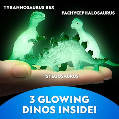 National Geographic Glow-in-the-Dark Rock and Dinosaur Dig Kit for Kids - style: Glow-in-the-Dark Dig Brick