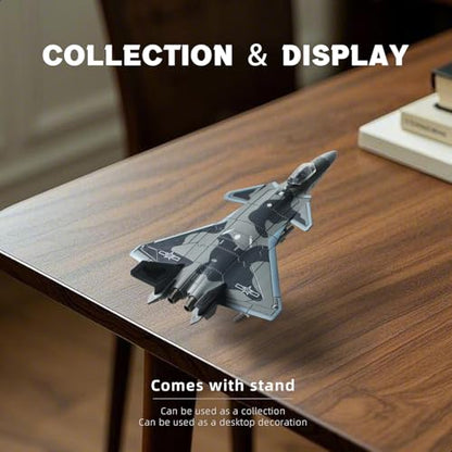 SEBUNAS 1:100 Scale J-20 Highly Detailed Plastic Assembly Model Kit - color: 1.J-20