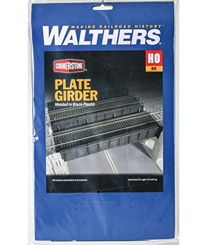 Walthers Cornerstone Series Kit HO Scale Through-Plate Girder Bridge - style: Through Plate-Girder Bridge
