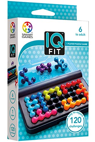 SmartGames IQ Fit - Pocket 3D Travel Puzzle Brain Teaser, Ages 6+