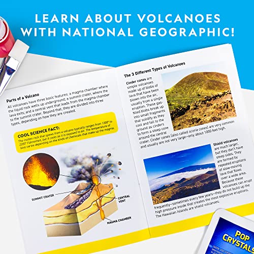 National Geographic Jumbo Volcano Science Kit for Kids Ages 8-12