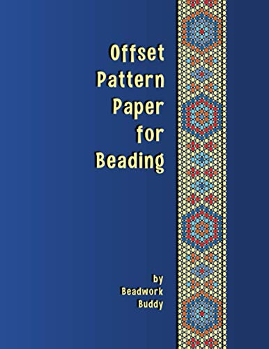 Offset Pattern Paper for Beading: Design your own unique bead patterns with this specialized offset graph paper. 100 large pages perfect for creating both on loom and off loom projects.