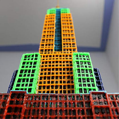 Empire State Building 3D Pen Mat Paper Stencil - Architecture Template Compatible with 3Dmate Base Design Mat