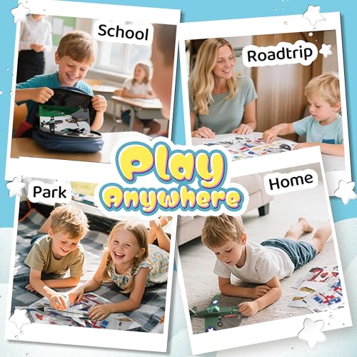 Nightingale Villa 3D Paper Building Model, DIY Origami Kit for Kids Ages 8-12, Includes 8 Pre-Cut, Easy-to-Assemble Aircraft 3D Paper Building Models, Airplane Origami Kit for Kids Ages 8-12 - style: Aircraft