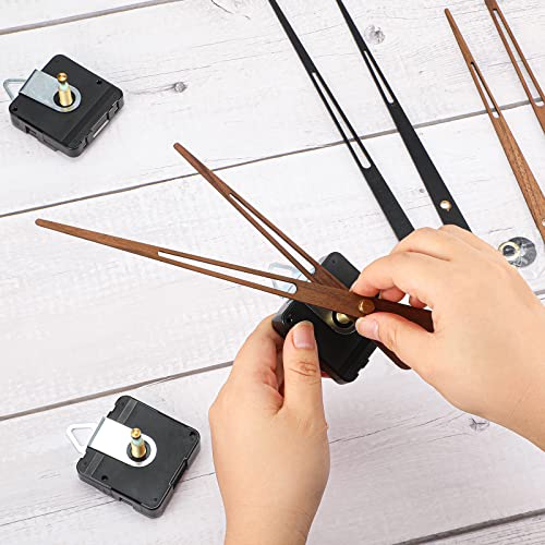 Jadive 2 Pcs Clock Movement Long Shaft, Fit for 24'' Clock, 21 mm Shaft - size: Fit for 24'' Clock 21mm Shaft