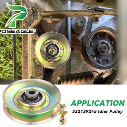 127783 Pulley Idler Craftsman for Husqvarna YTH18542 Ride Mowers - size: 1x139245