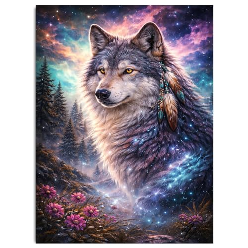 HITO Wolf Diamond Painting Kits for Adults Wolf Diamond Art Kits for Adults - color: G9464
