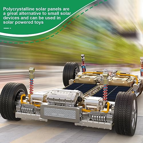 Kanayu 30 Pcs Mini Solar Panels 3V 120MA Small Polycrystalline Solar Cells Bulk DIY System Kits Epoxy Panel Module Photovoltaic Cells Charger 60 x 55 mm for Light Phone Charger Flashlight - size: 60 x 55 mm