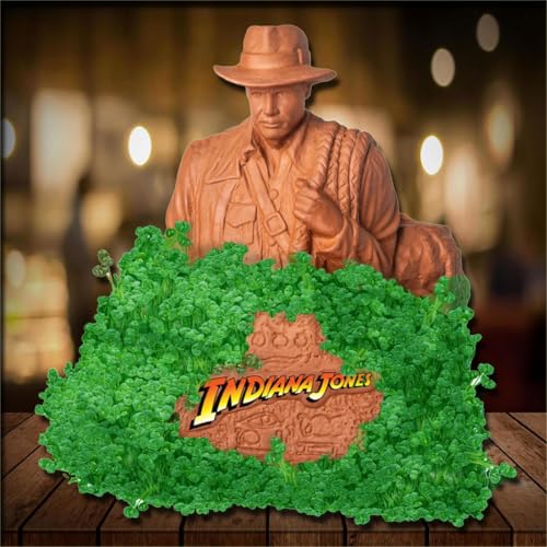 Chia Pet Indiana Jones Terracotta Planter with Seed Pack - style: Indiana Jones