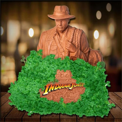 Chia Pet Indiana Jones Terracotta Planter with Seed Pack - style: Indiana Jones