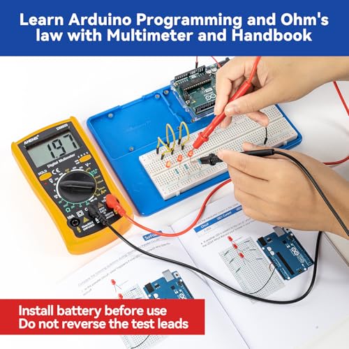 SunFounder Inventor Lab Starter Kit with Original Arduino Uno R3 REV3 Multimeter 34 Projects 40+Video Courses RAB Breadboard Holder, RoHS Compliant, for Beginners & Engineers