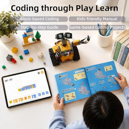 5-in-1 STEM Coding Robot Building Kit, Ages 8-16