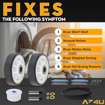 AZ4U Dryer Repair Kit For Maytag Neptune MDE6000AYW MDE5500AYW
