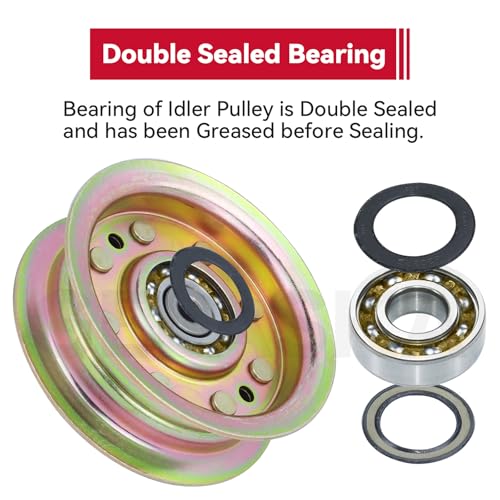 GELASKA 532173901 156493 Pulley for Husqvarna 46" YTH180 YTH2046 Mowers - color: A20 1x173901