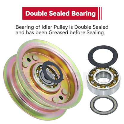GELASKA 532173901 156493 Pulley for Husqvarna 46" YTH180 YTH2046 Mowers - color: A20 1x173901