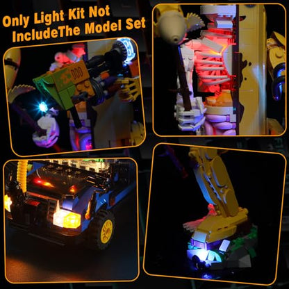 Vaodest Led Light for Lego 77072 Fortress Peely Bone Set,Design and Configuration Compatible with Model 77072(Led Light Only, Not Building Block Kit) - style: 77072 Peely Bone Set