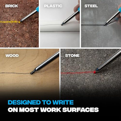 OX 2.8mm Mechanical Carpenter Pencils with 4 Leads & Sharpener - style: OX Carpenter Pencil + 4 Leads