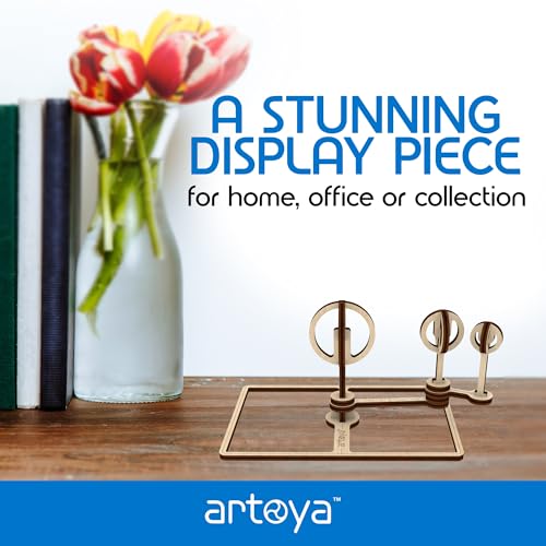 Artoya Pocket Tellurion – Solar System Kit for School Project, Orbiting Sun-Earth-Moon Model, Solar System Project Kit, STEM Space Science Model & Planet Models, Outer Space Toys for Fun Learning