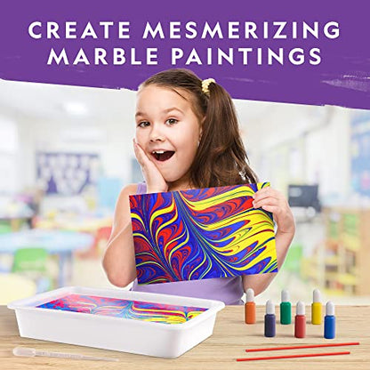 National Geographic Mega Arts and Crafts Activity Kit for Kids Ages 8-12 - style: Clay, Mosaic & Paint Marbling Kits