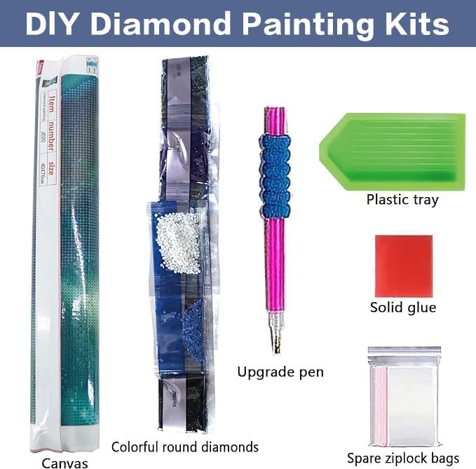 5D Butterfly Diamond Art Kits for Adults-Rose Flower Diamond Painting - color: Rose Flower