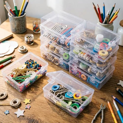 Rectangular Clear Plastic Storage Containers, 5x3.46x1.69in - size: 5 x 3.46 x 1.69 inch