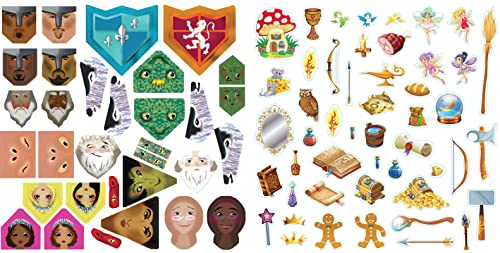My First Origami Fairy Tales Kit: Paper Models of Knights, Princesses, Dragons, Ogres and More! (includes Folding Sheets, Easy-to-Read Instructions, Story Backdrops, 85 stickers) (Tuttle Specials)