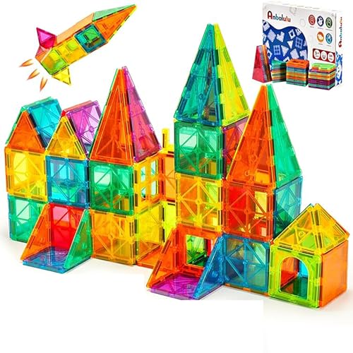 Anbalulu Magnetic Building Tiles,Magnetic Toys for Boys and Girls - size: 30PCS