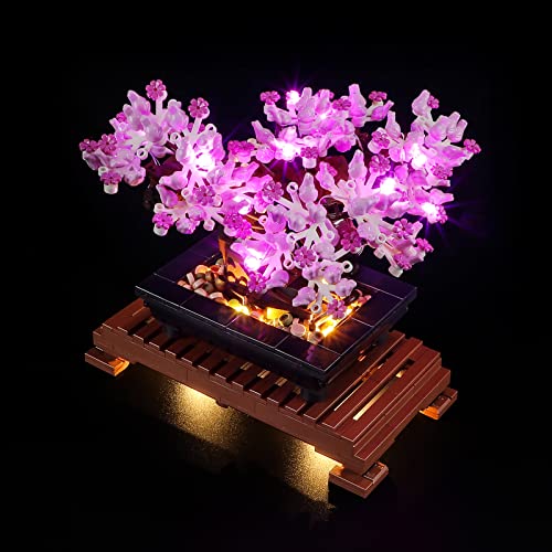 Lightailing Led Light for Lego 10281 Bonsai Tree Building Blocks Model - NOT Included The Model Set - style: (Only Light) 10281 Pink Bonsai Tree