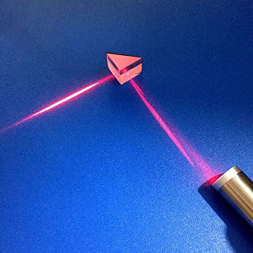 Right Angled Triangular Prism, N-BK7 (K9) Optical Components Glass for Precision Instruments Excellent, Physics, Light Refraction & Wavelength Experiments - size: 15MM