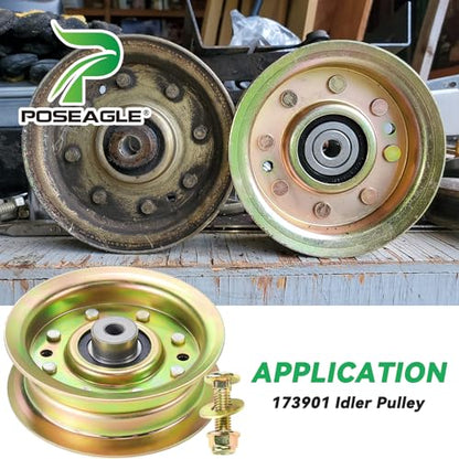 156493 Pulley for Husqvarna YTH180 YTH1746 YTH2046 Lawn Tractors - size: 1x173901