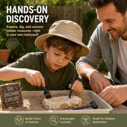 60 Pcs Dig Kit Tools: Black Plastic Hammers, Chisels, Brushes
