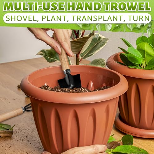Mini Garden Tools for House Plants, Mini Shovel, Trowel & Hand Rake