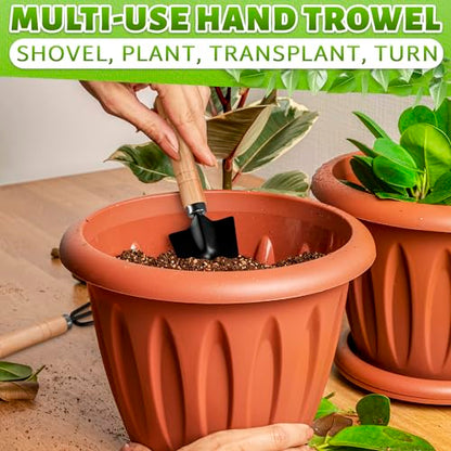 Mini Garden Tools for House Plants, Mini Shovel, Trowel & Hand Rake