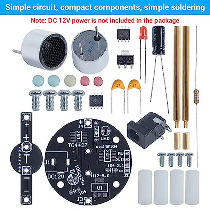ICStation Ultrasonic Levitation Soldering Practice Kit, Standing Wave Controlled Levitation DIY Soldering Kit for STEM Learners, Classroom Demonstrations & Hands-On Electronics Practice