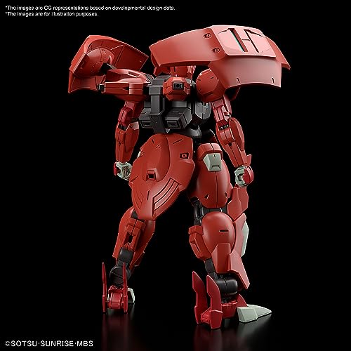 Bandai Hobby - Mobile Suit Gundam: The Witch from Mercury - #08 Darilbalde, Bandai Spirits HG 1/144 Model Kit - color: red